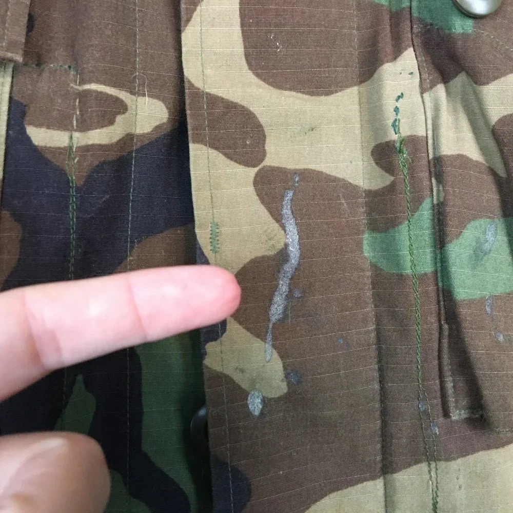 Hunting Vest L Vtg Mens Military Tactical Multipocket Green Camo ERDL Woodland